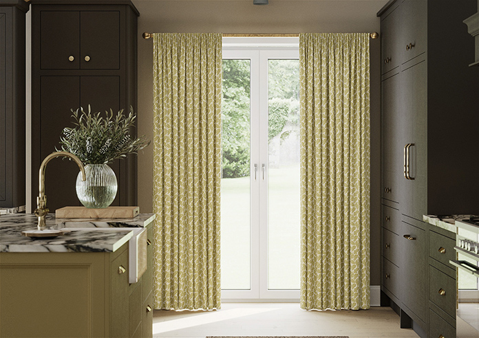 Land & Shore Oak Leaf, Ochre - Made to Measure Curtains - Image 3